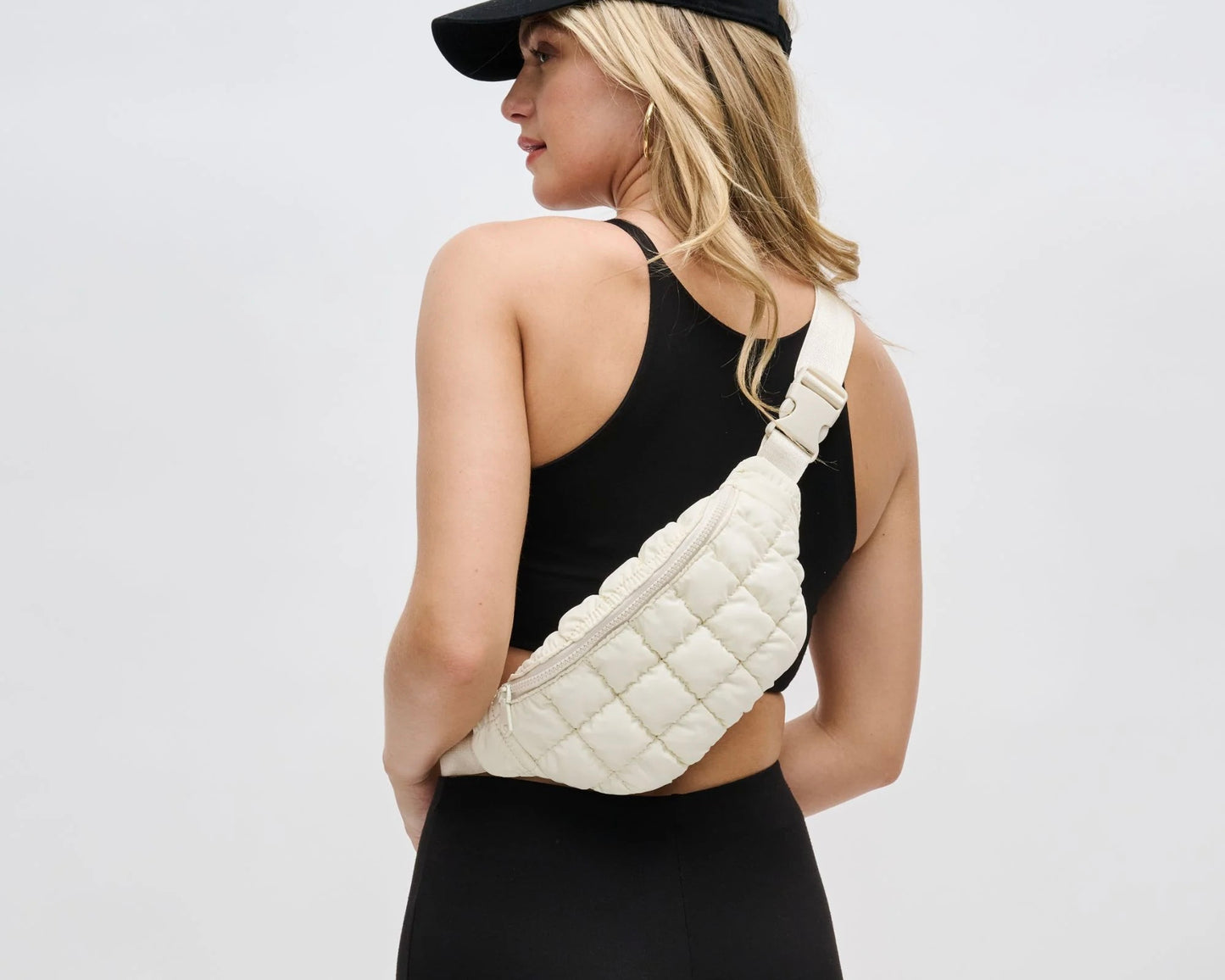 Resurgence-Quilted Puffer Nylon Belt Bag