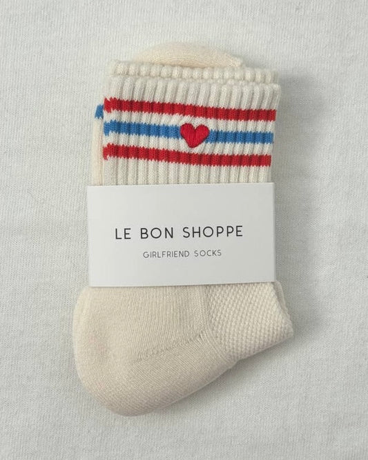 Le Bon Shoppe - Embroidered Girlfriend Socks