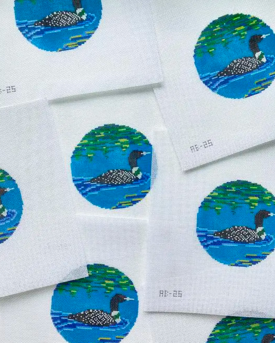 Loon Bird Needlepoint
