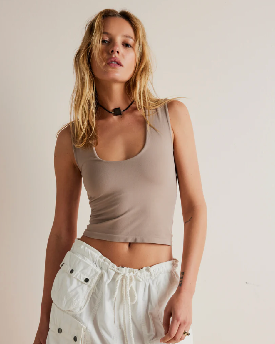 Free People Clean Lines Muscle Cami