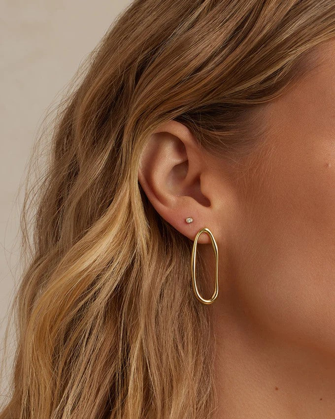 Gorjana Gold Jagger Stud Earrings