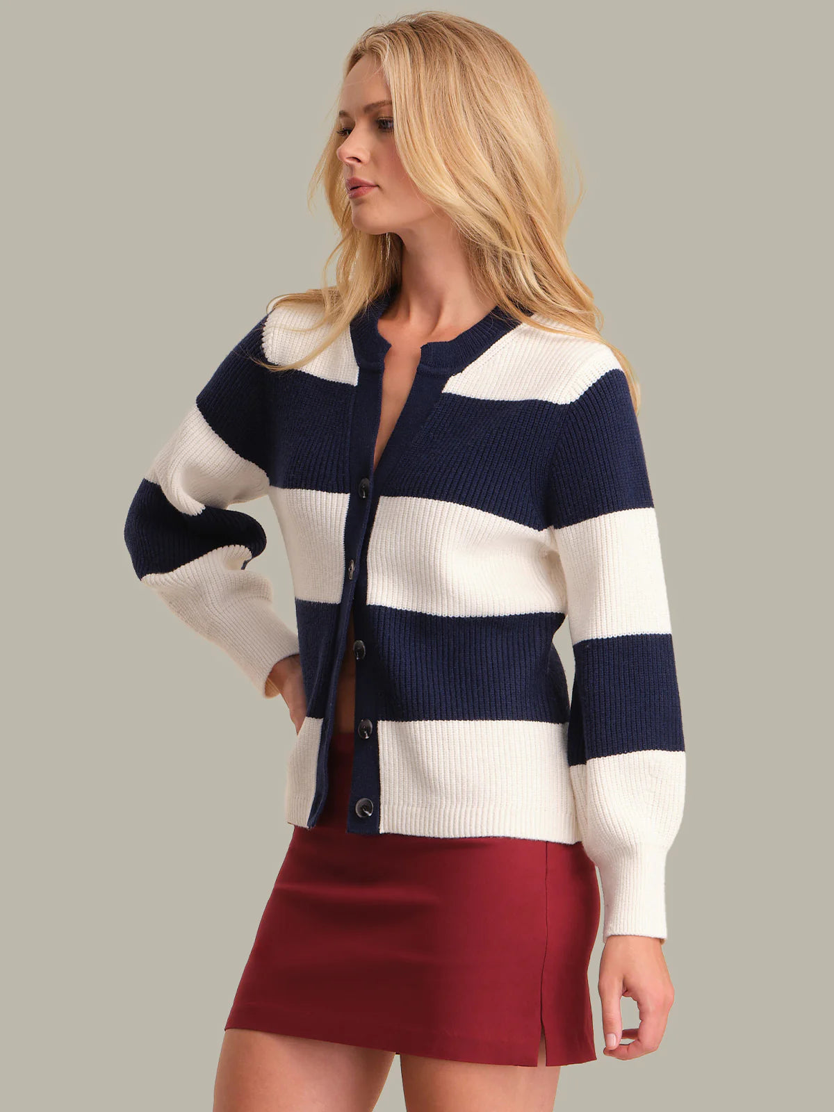 LOTTIE RUGBY CARDIGAN