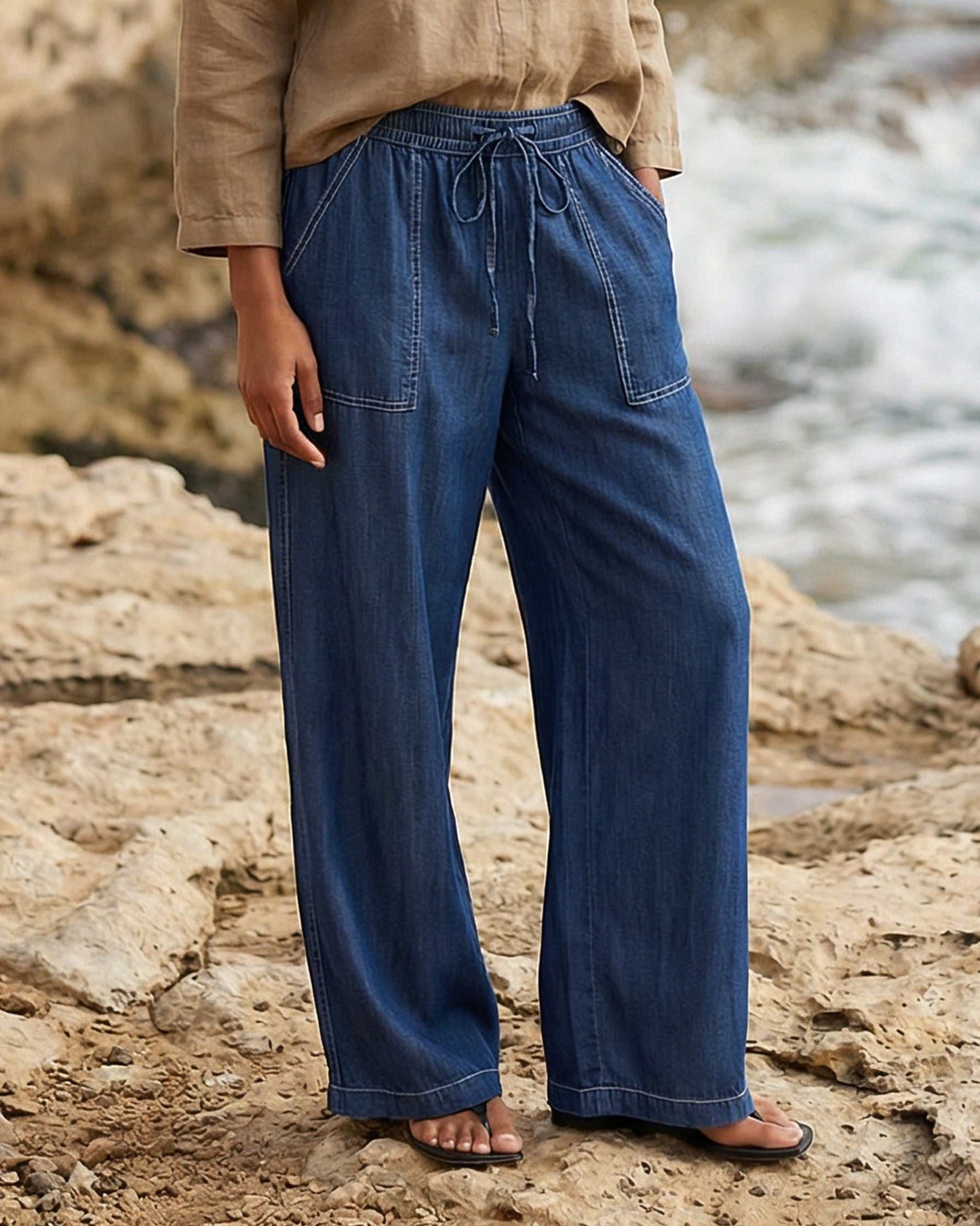 Kendra patch pocket pant