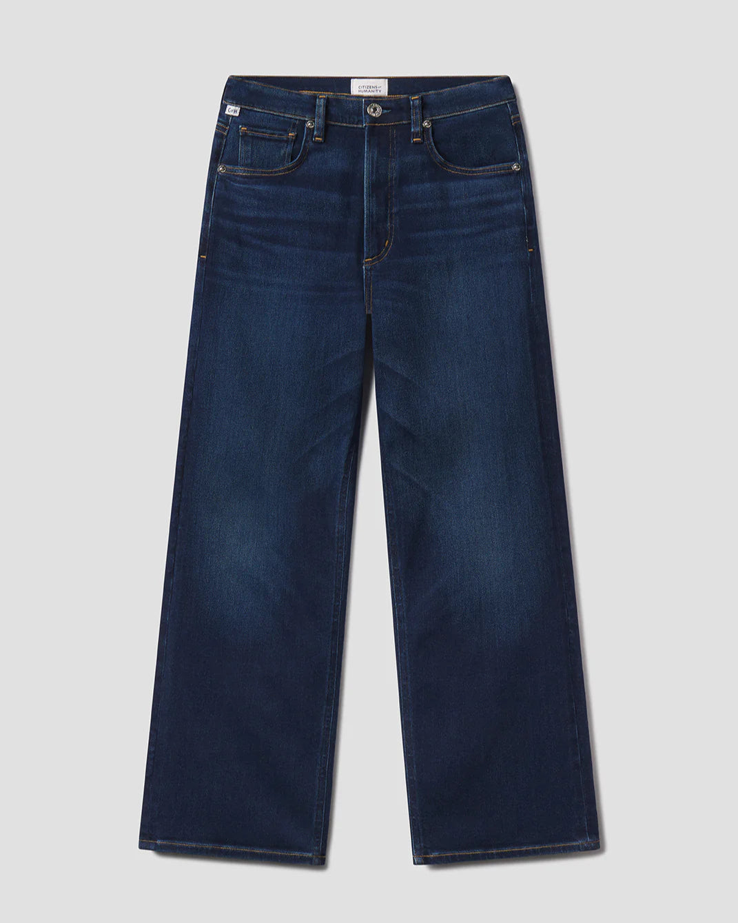 The Citizens of Humanity Palma Straight Leg Jeans in Dakota on a white background.