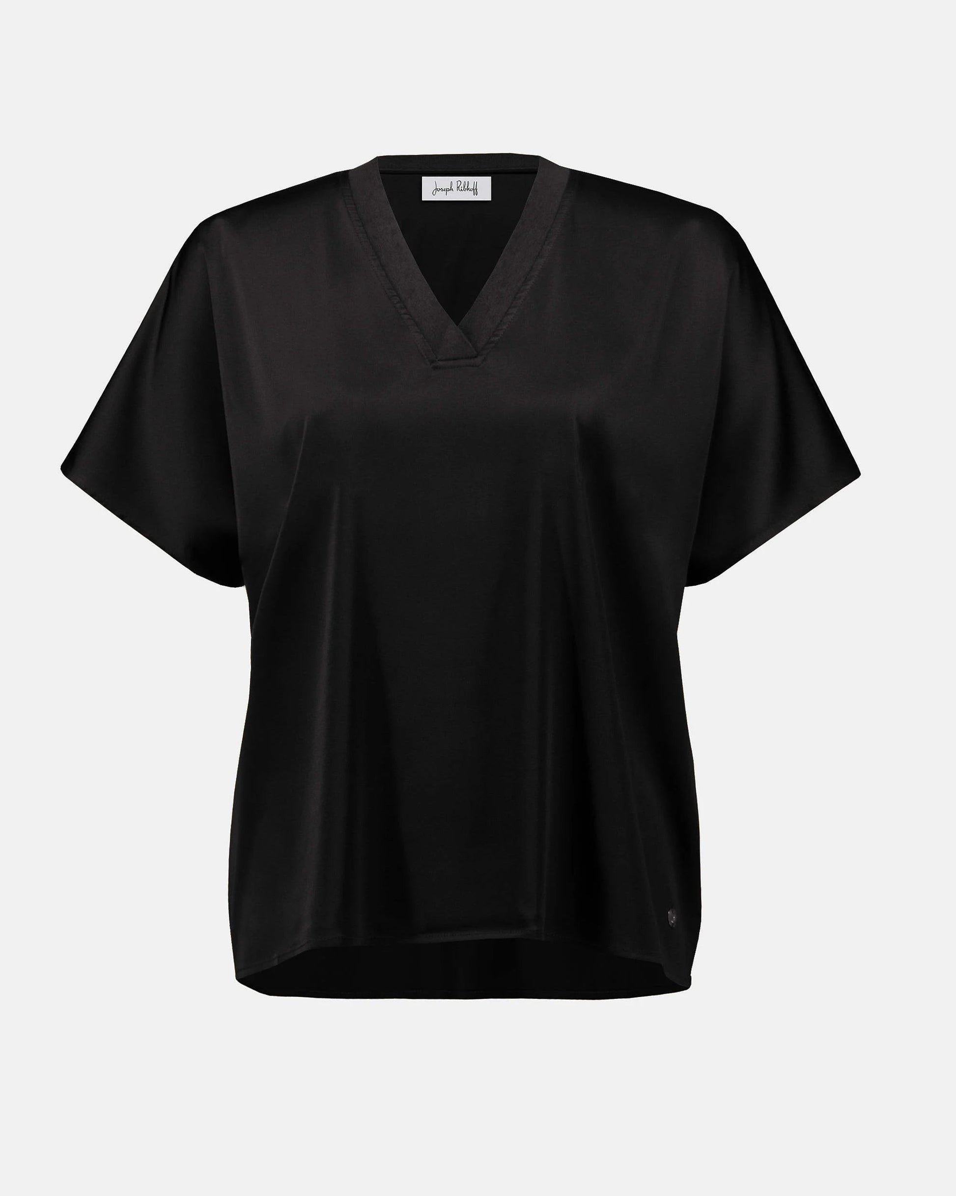 Black blouse on a white background