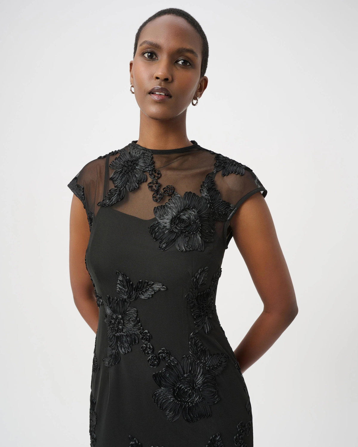 Embellished Trumpet Dress