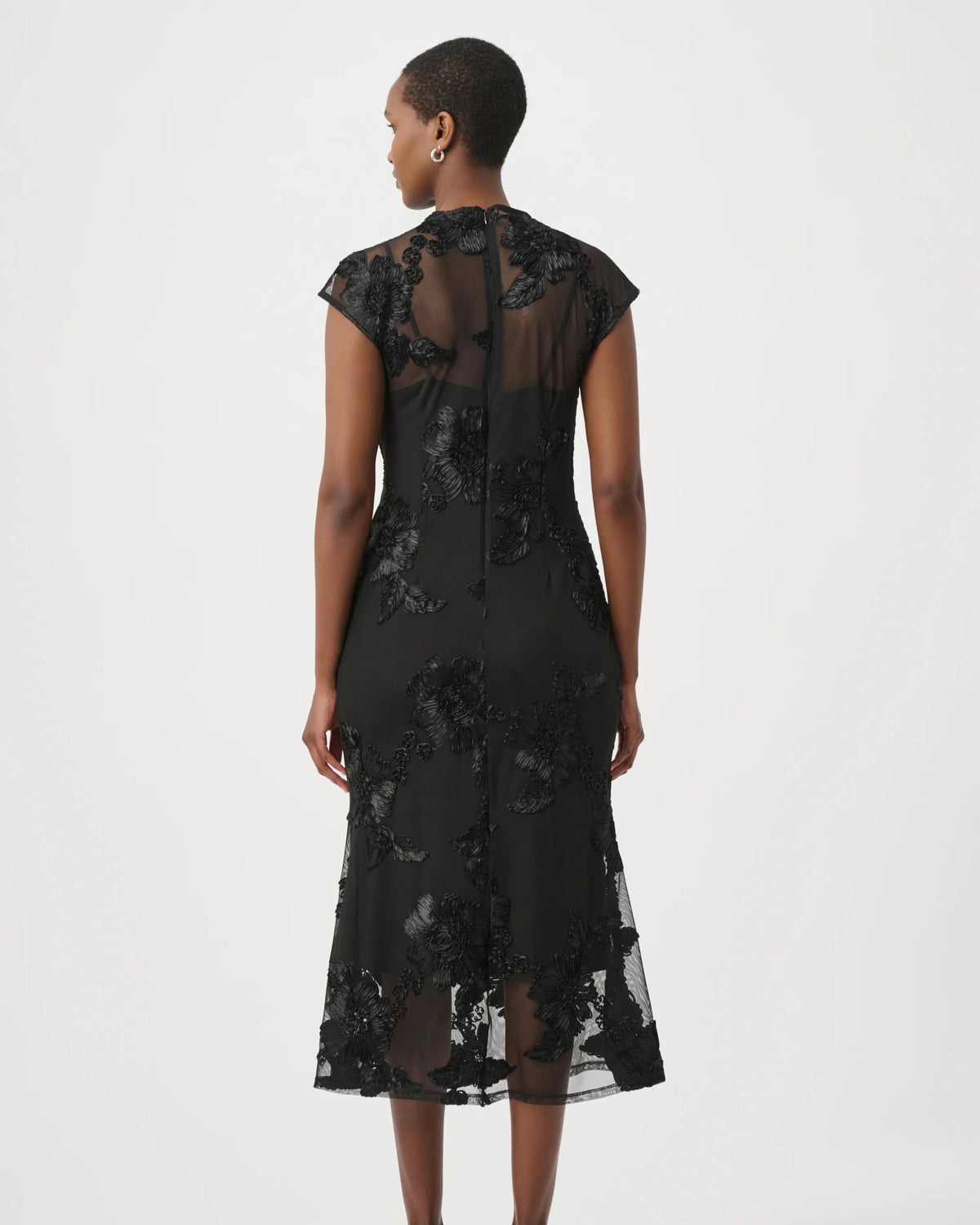 Embellished Trumpet Dress