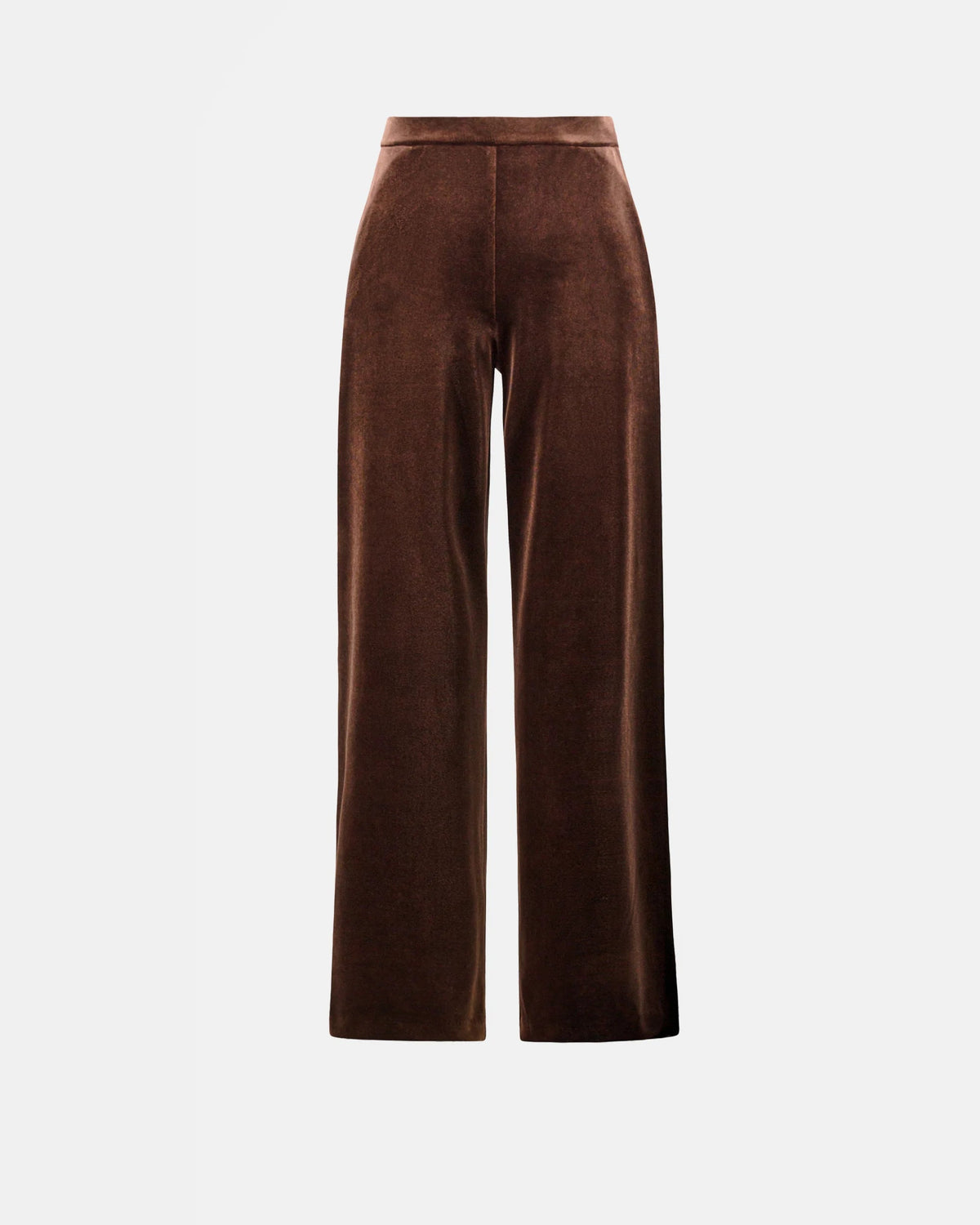 Velvet Wide-Leg Pants