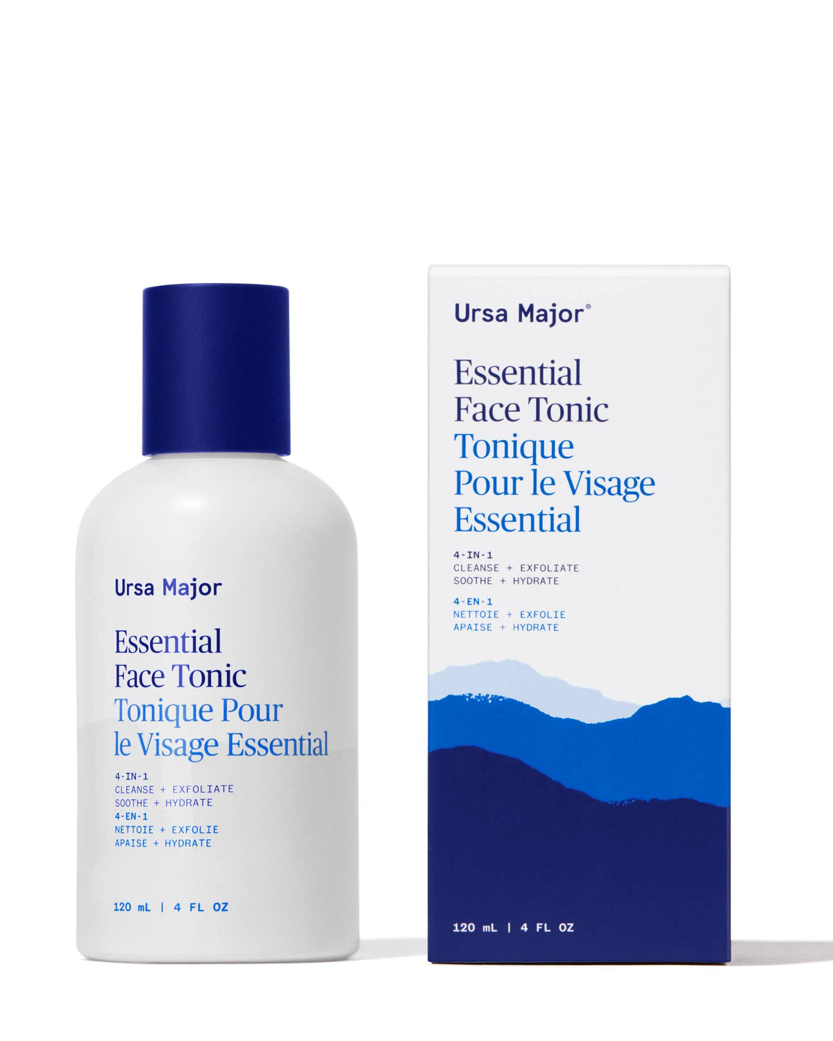 Ursa Major Essential Face Tonic bottle and packaging on a white background