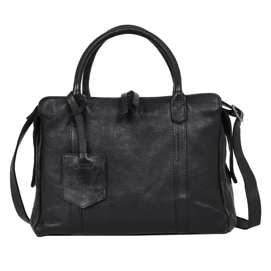 James Leather Crossbody | Black