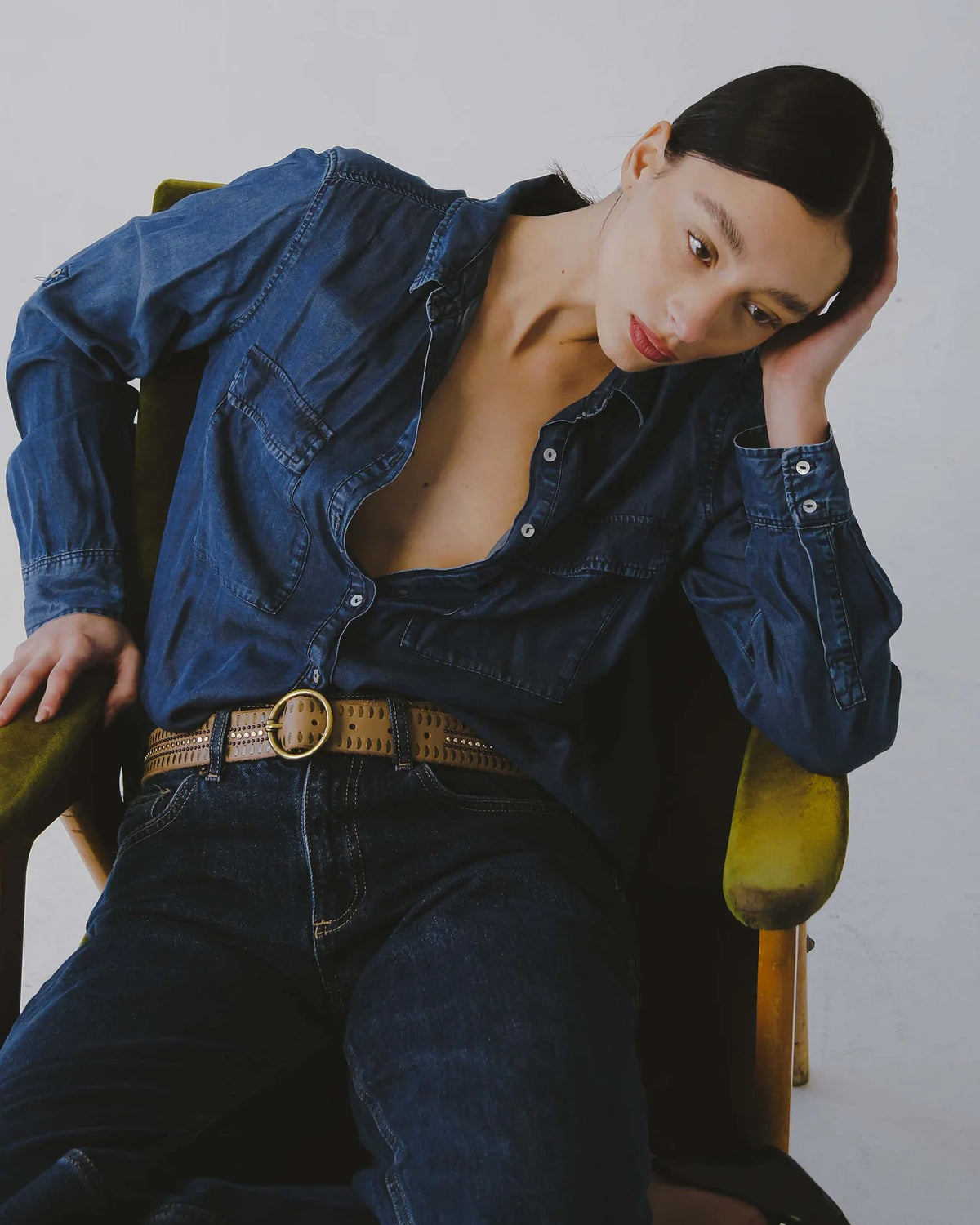 Soraya Studded Leather Belt