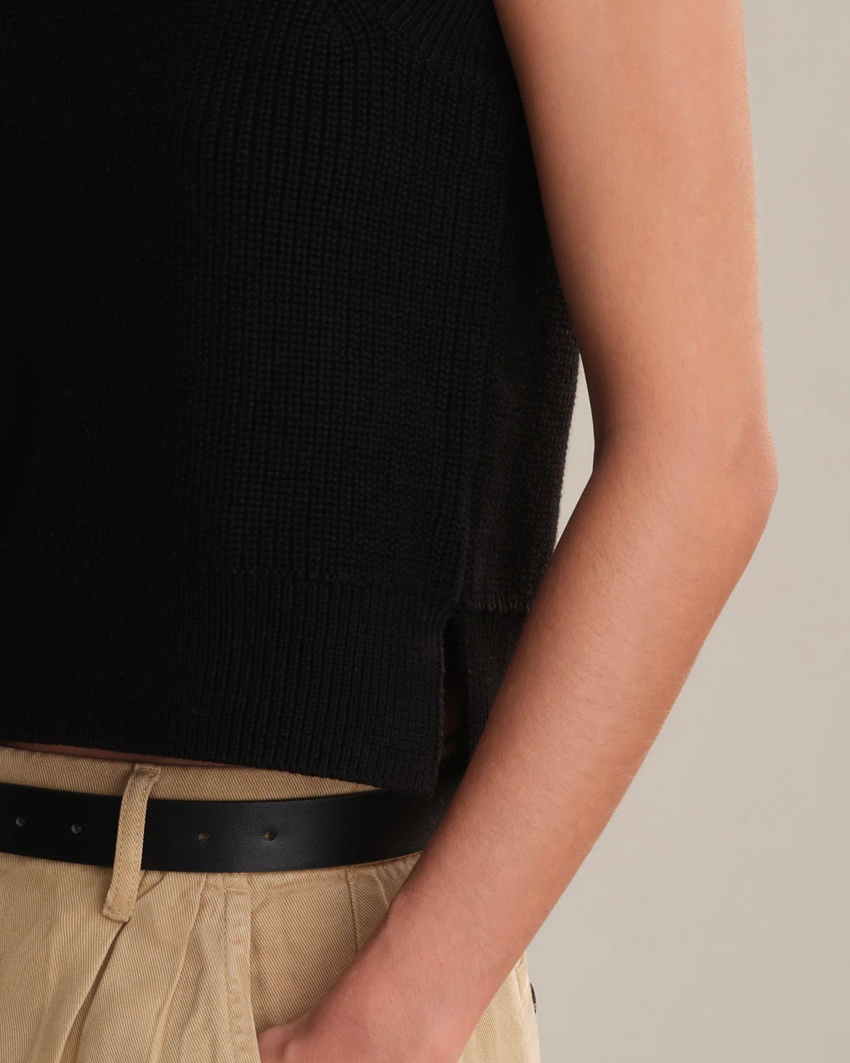 Demi High Crew Neck Tank