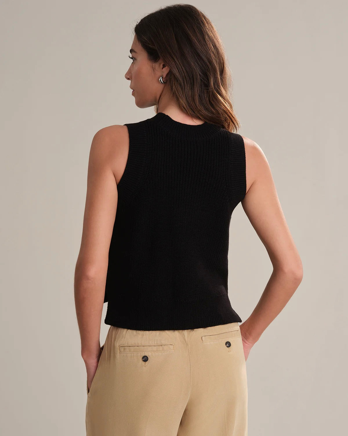 Demi High Crew Neck Tank