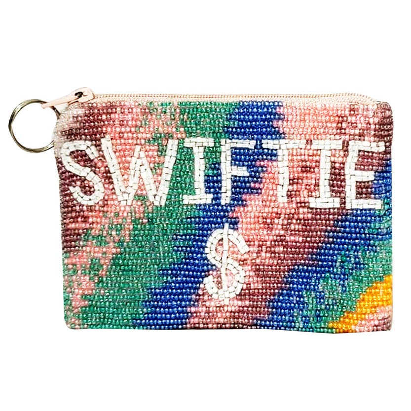 Image of Taylor SWIFTIE $ Coin purse on a white background