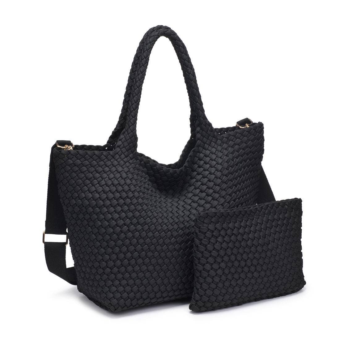 Sky's The Limit - Medium Laced Up Eco-Edition Tote: Beige
