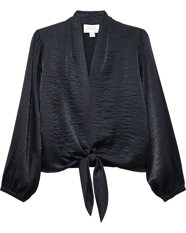 Scarlet Tie Front Top