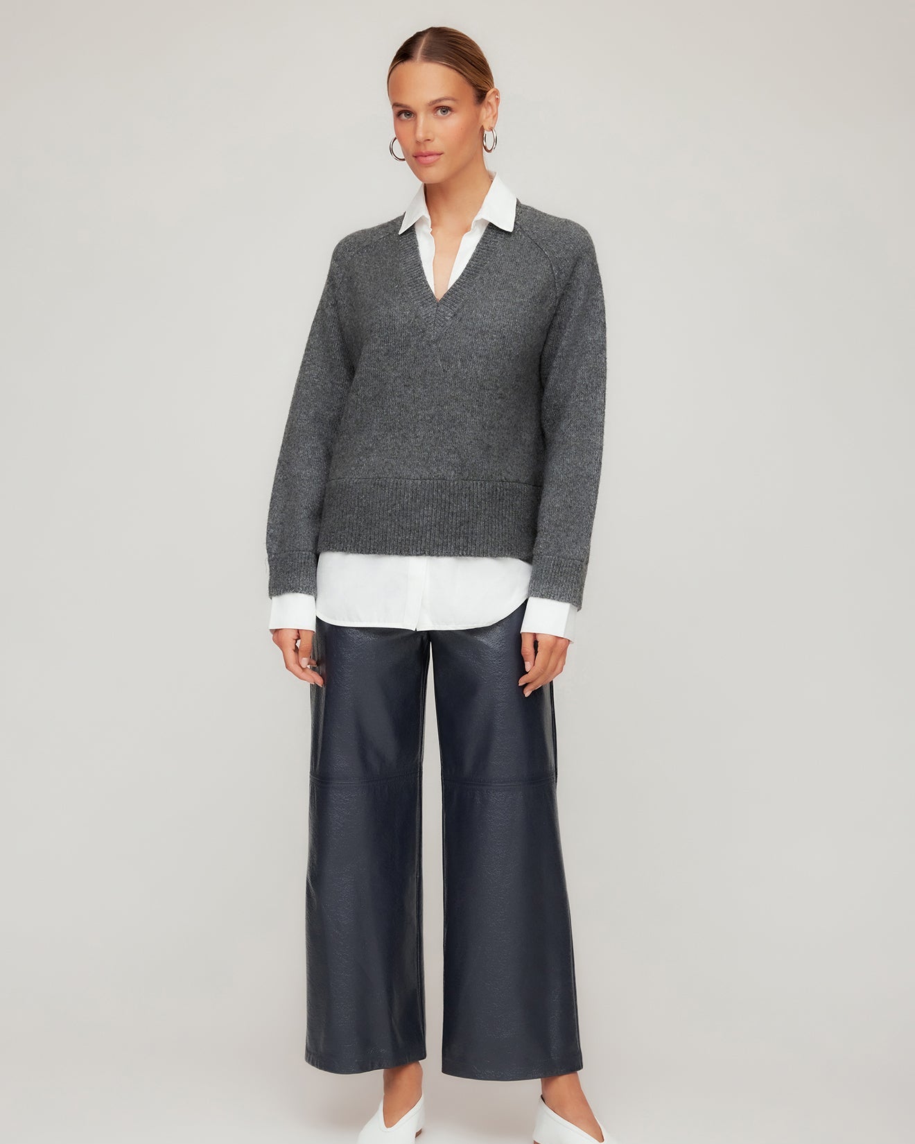 Carrie Mixed Media Sweater