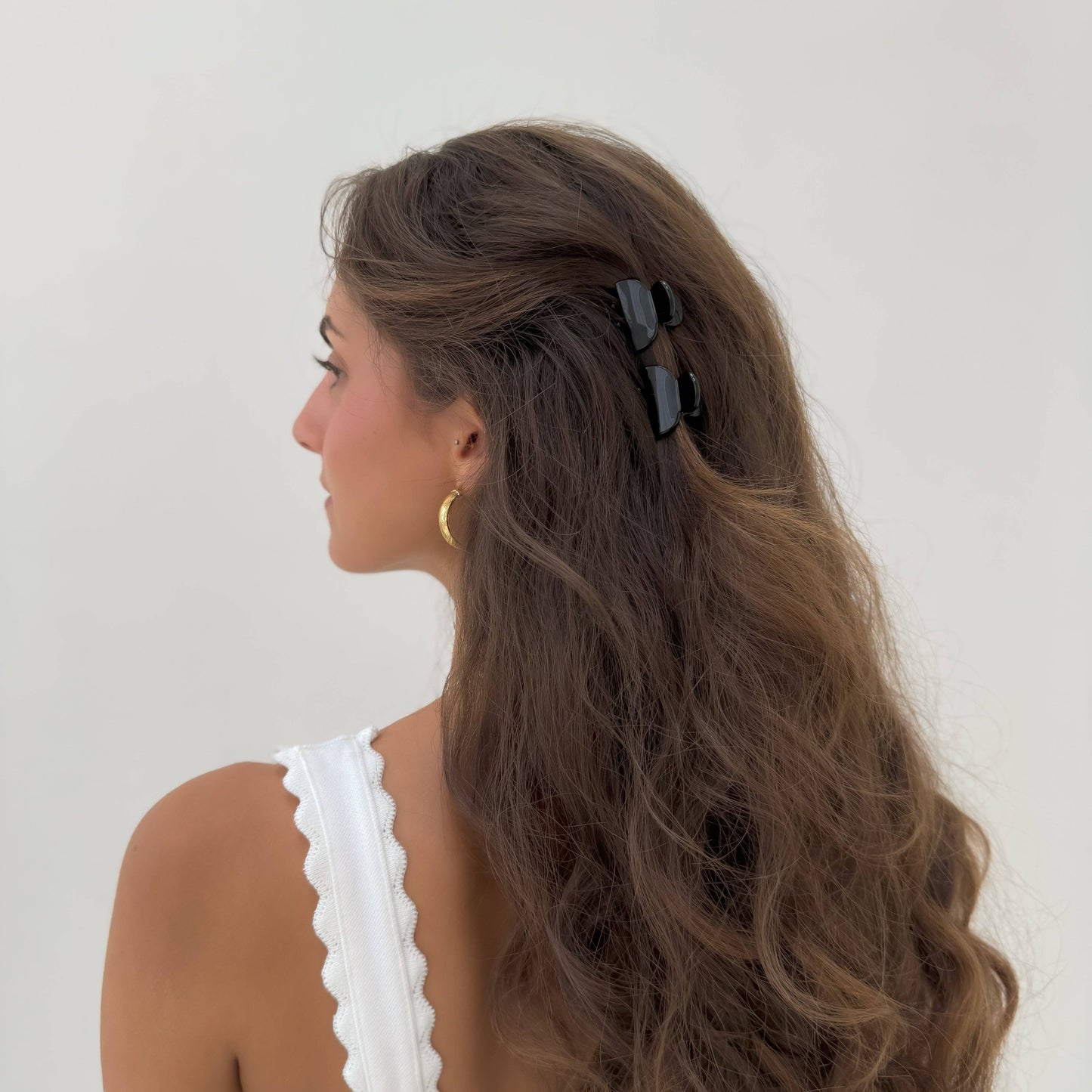 Acetate 2 Pack Mini Claws - Black