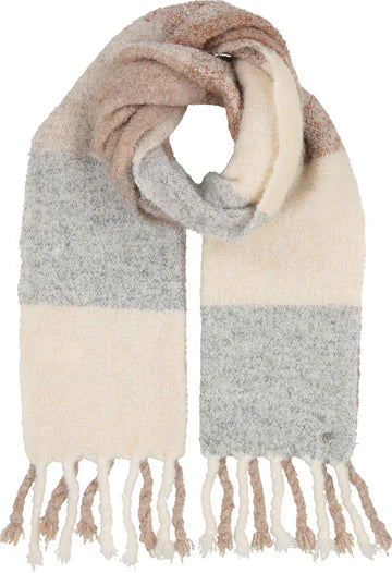 Boucle Colorblock Scarf | Sand