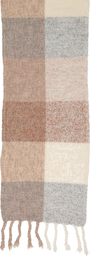 Boucle Colorblock Scarf | Sand