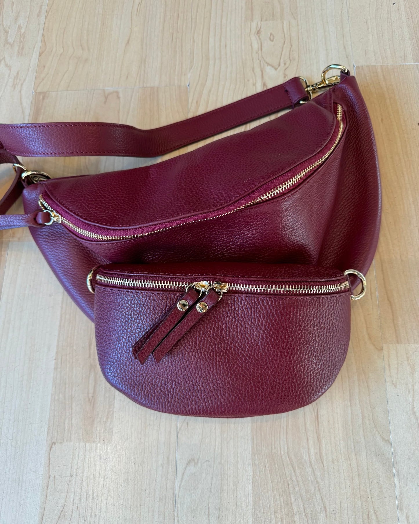 Lilla- Leather Sling Bag