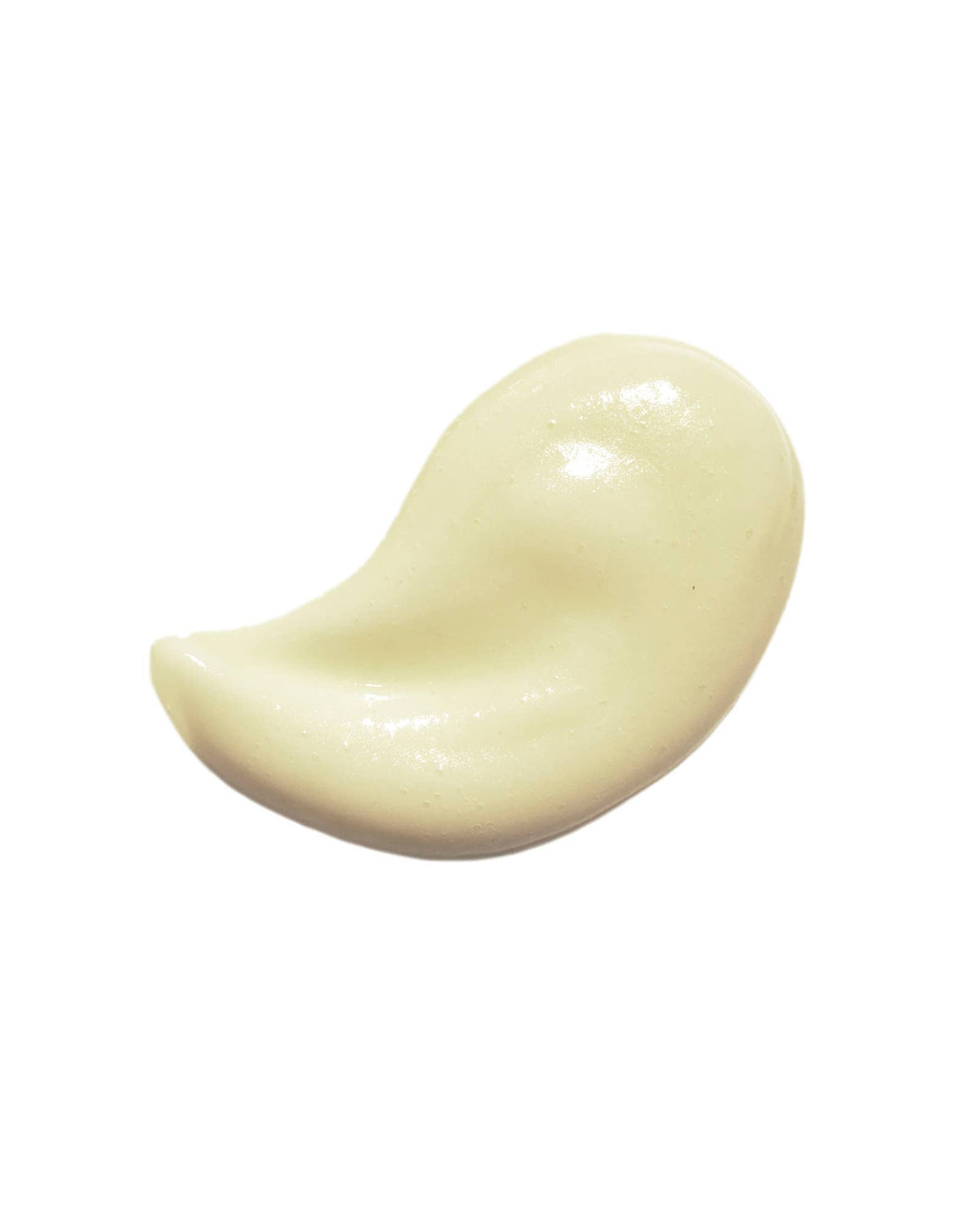 Beige cream swatch on a white background