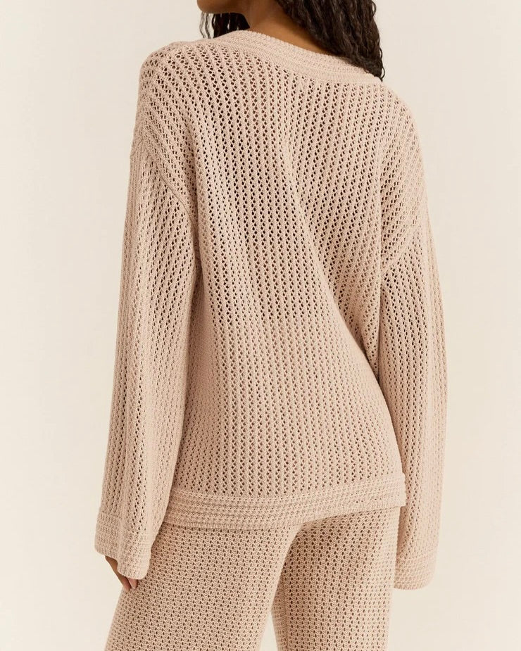 Z Supply Kiami Crochet Sweater