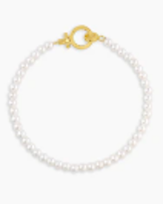 Gorjana Parker Pearl Bracelet on a white background