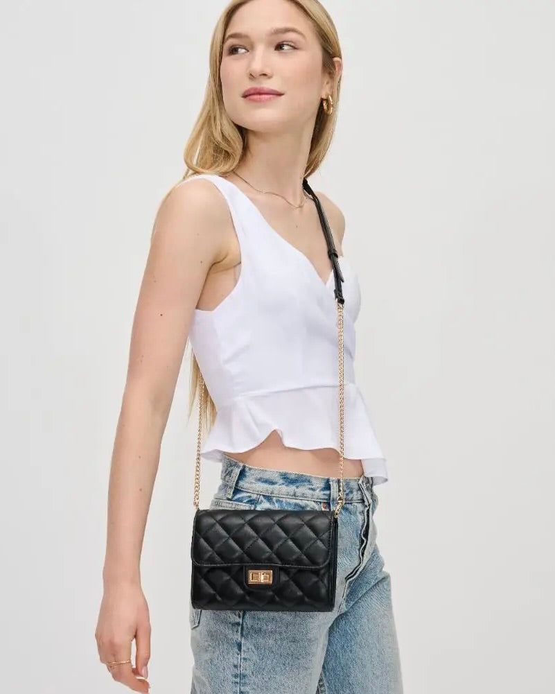 Winona Quilted Crossbody Bag