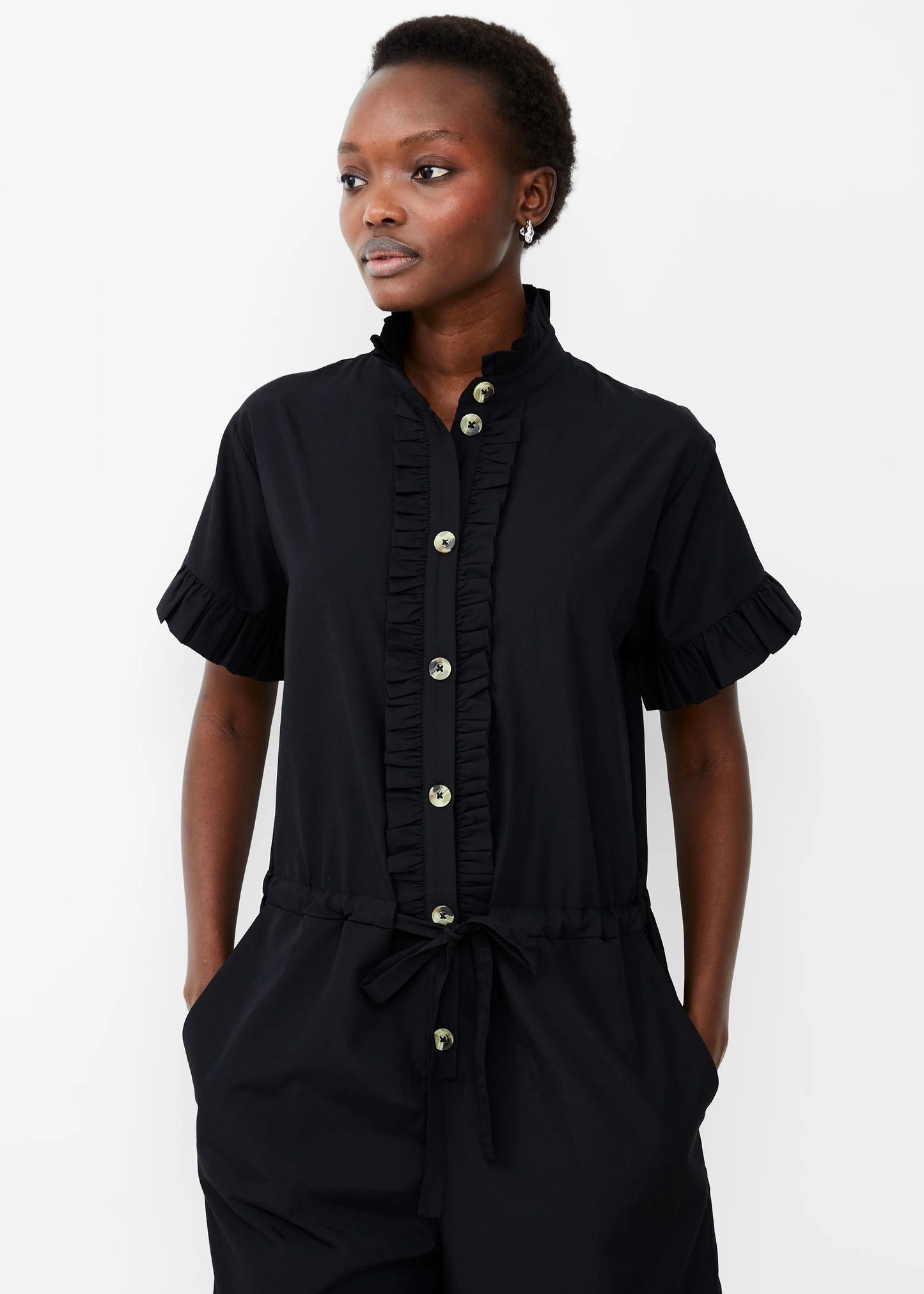 French Connection Era Poplin Playsuit