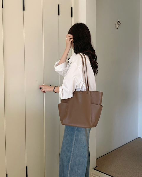 Large Tote Bag w/Cosmetic Pouch
