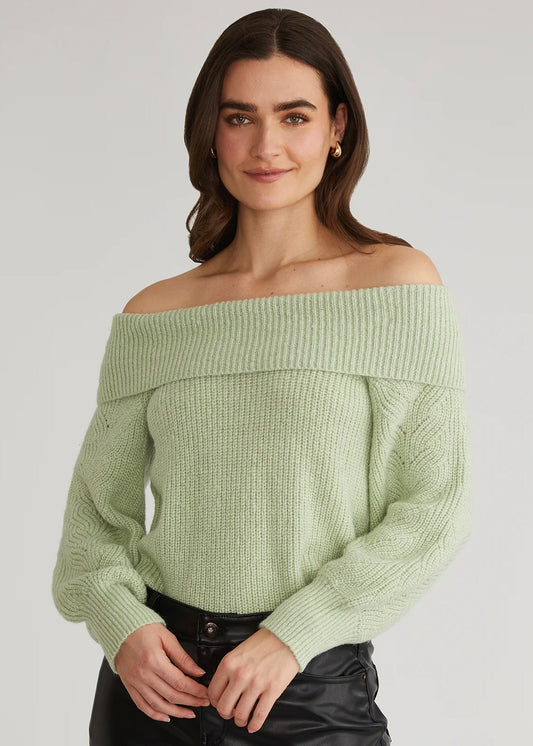 525 Marisa Off Shoulder Relaxed Pullover