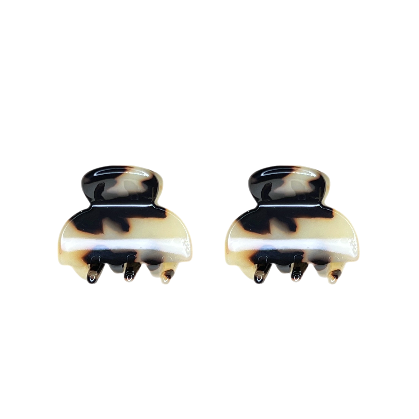 Ecofriendly Acetate 2 Pack Mini Claws - Tortoise