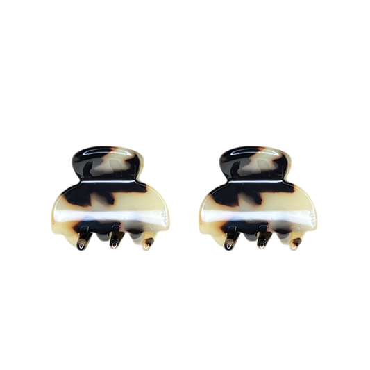 Ecofriendly Acetate 2 Pack Mini Claws - Tortoise