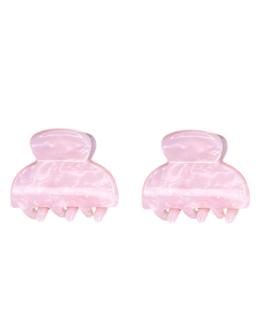 Ecofriendly Acetate 2 Pack Mini Claws - Pink Candy