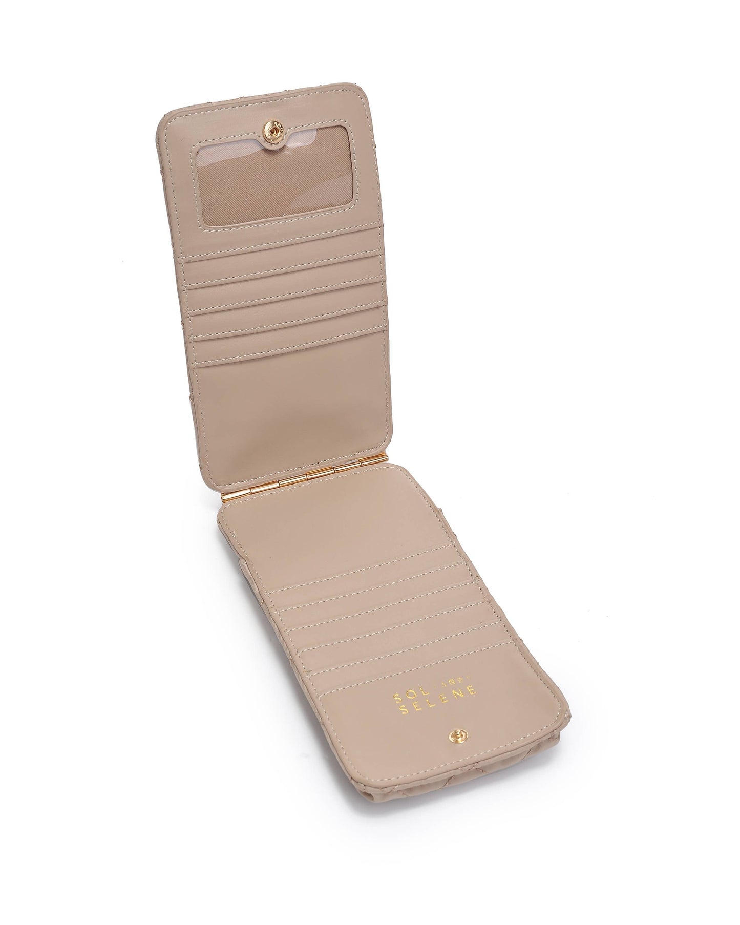 Duality - Quilted Cell Phone Crossbody: Black