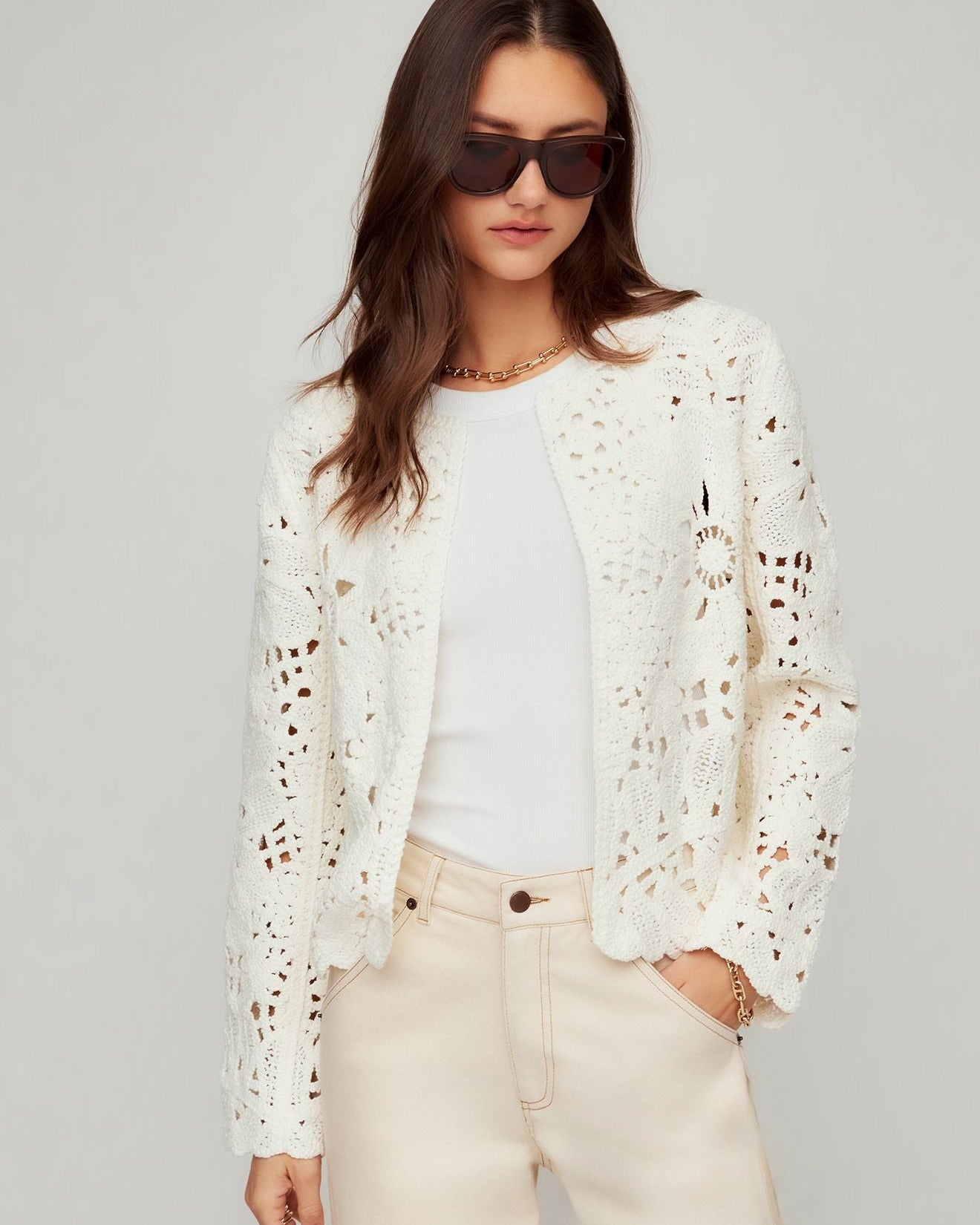 Emery Crochet Jacket