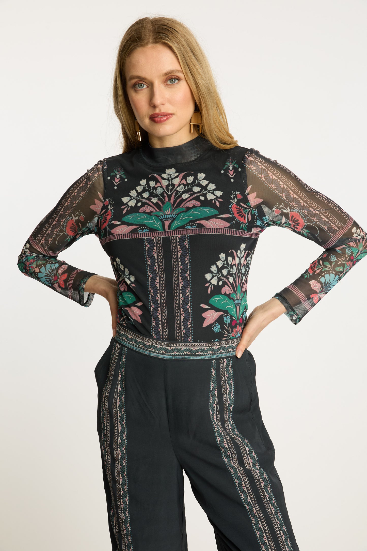 Marta Top in Twilight Bloom