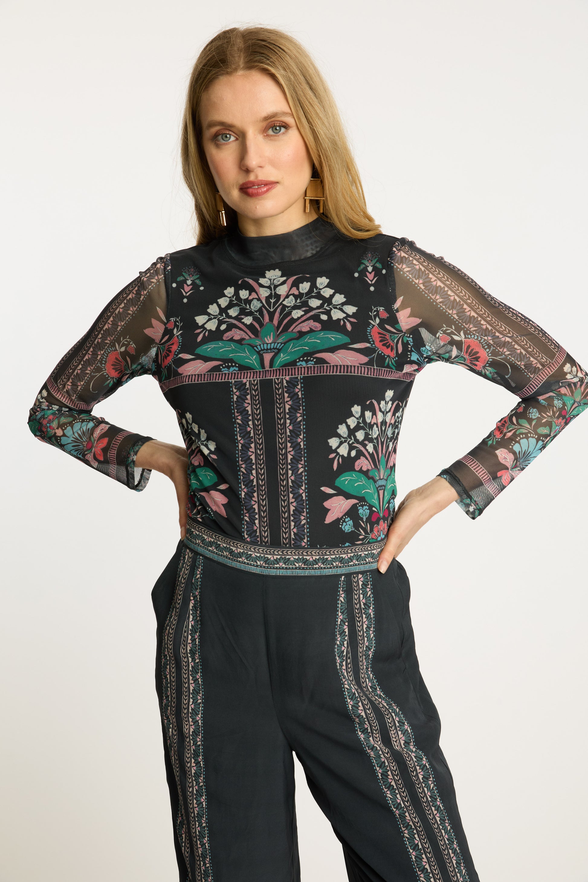 Marta Top in Twilight Bloom