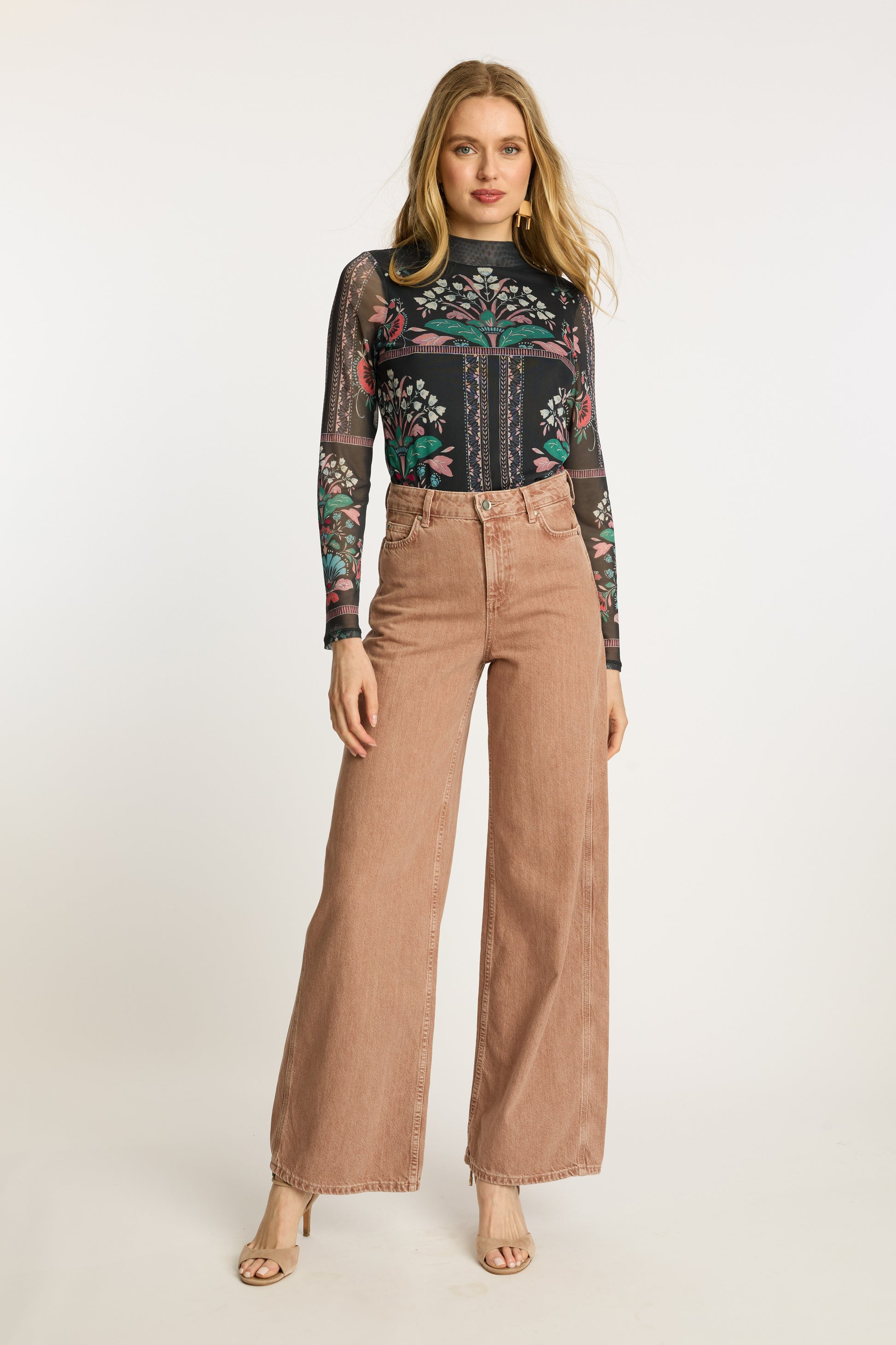 Marta Top in Twilight Bloom