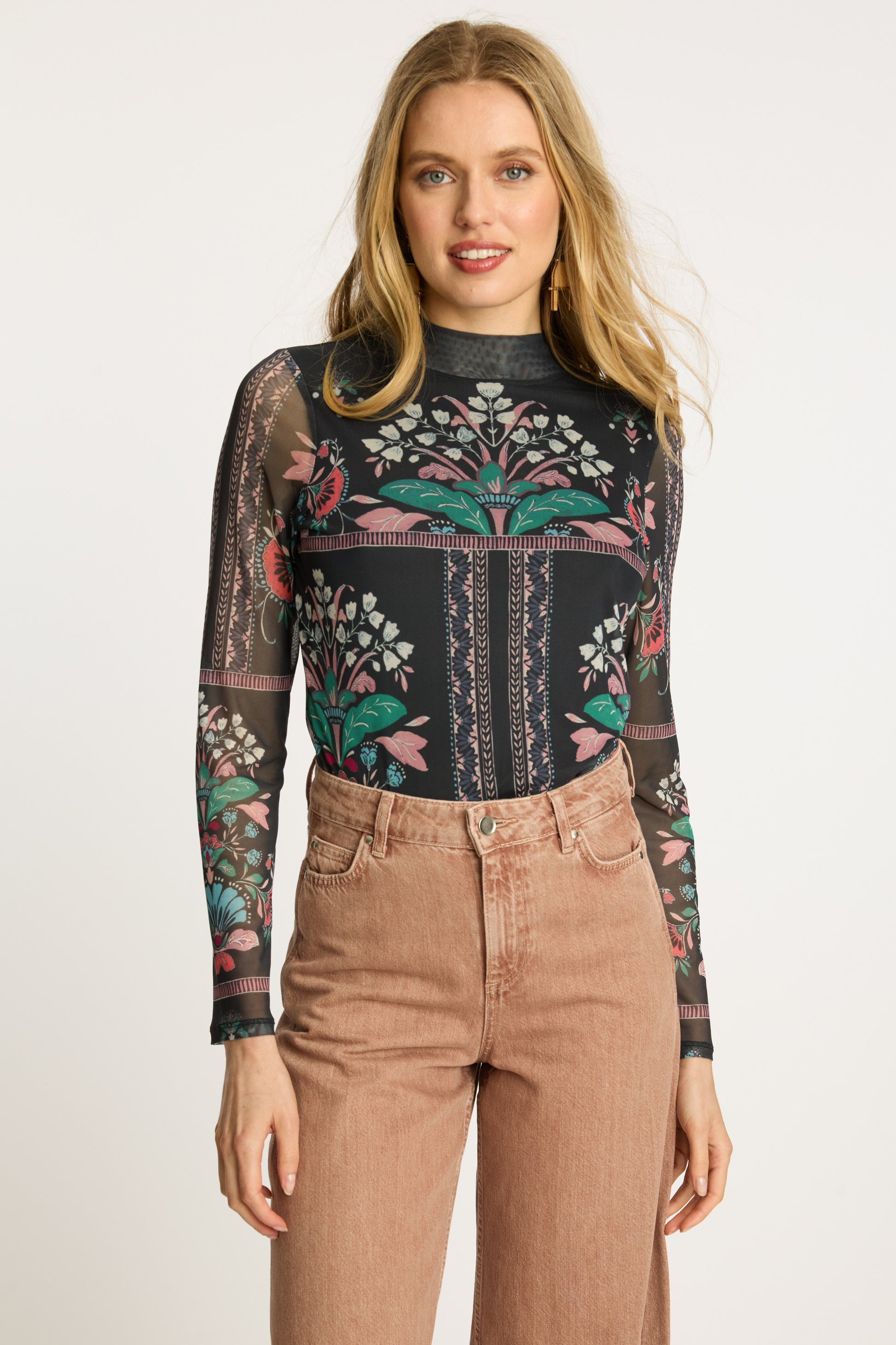 Marta Top in Twilight Bloom