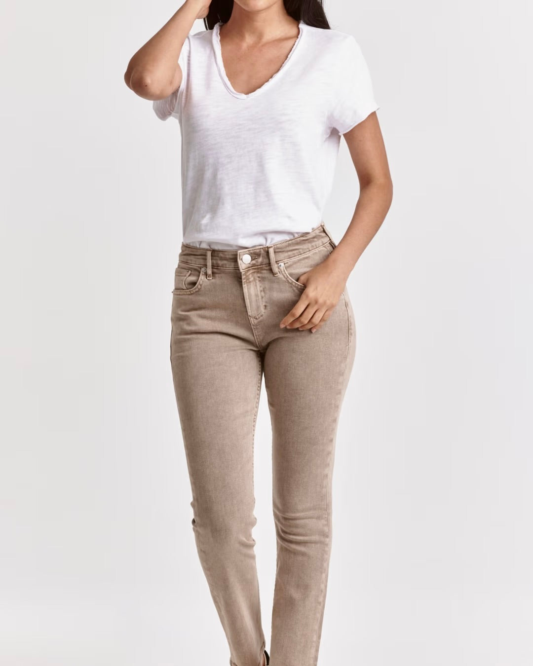 Vanya V-Neck Slub Tee