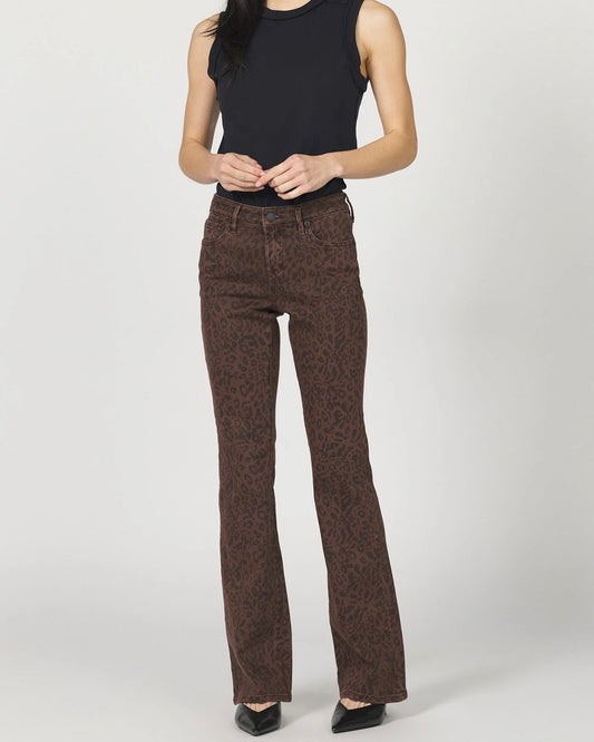Jaxtyn Bootcut Jean - Brown Leopard