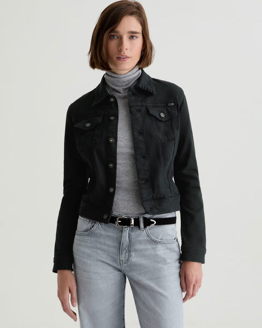 Robyn Denim Jacket | Super Black