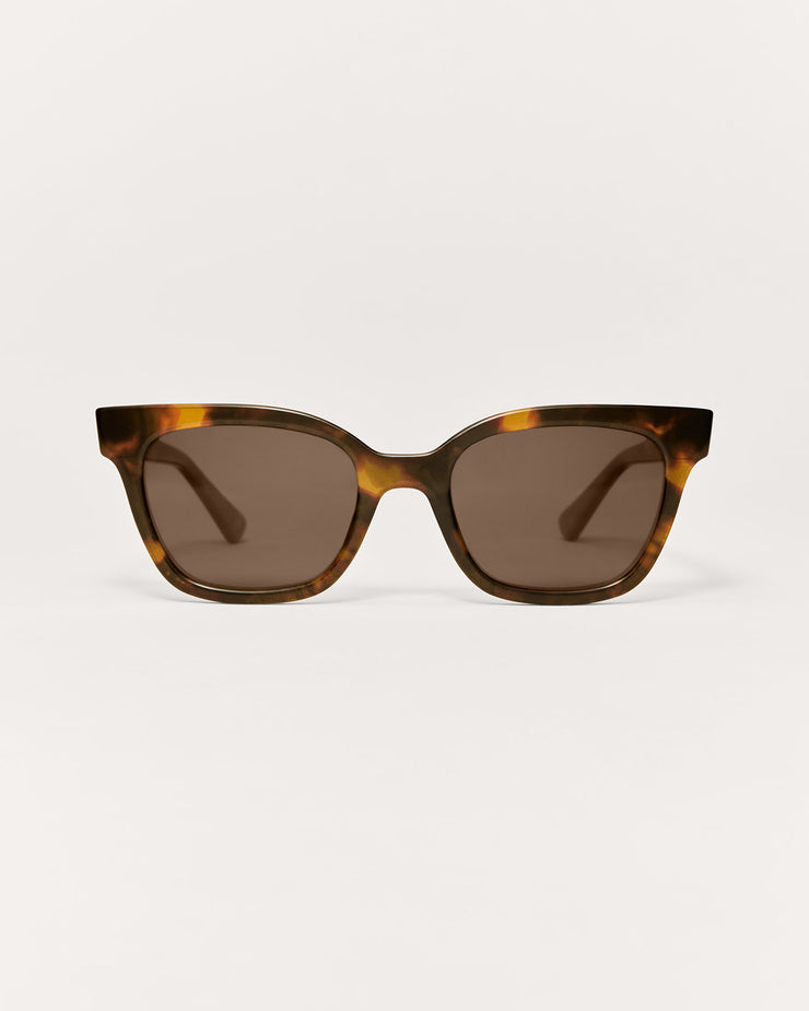 High Tide Polarized Sunglasses Brown Tortoise - Brown
