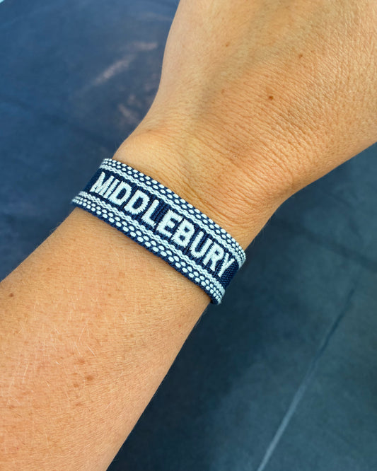 Embroidered Middlebury Bracelet