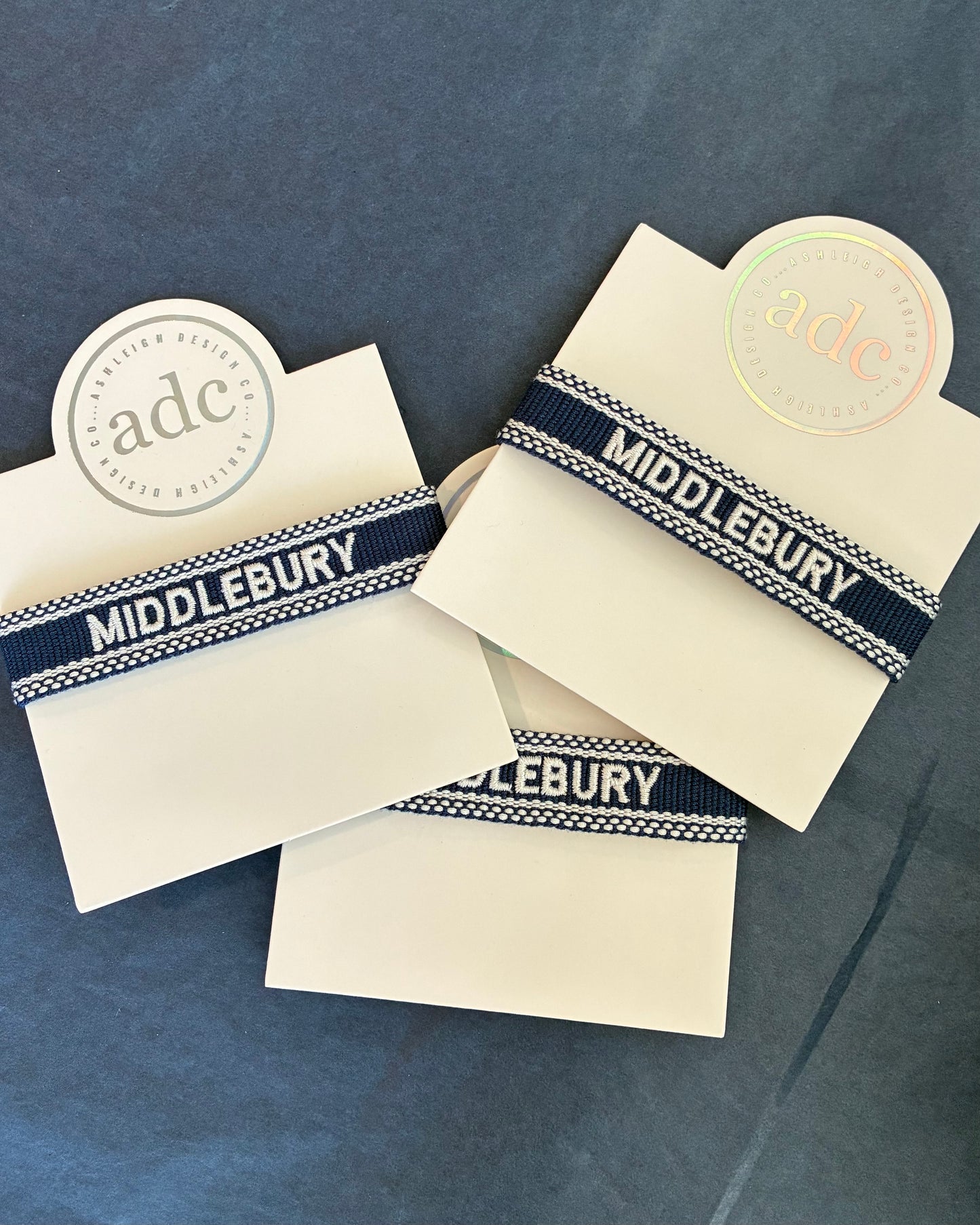 Embroidered Middlebury Bracelet