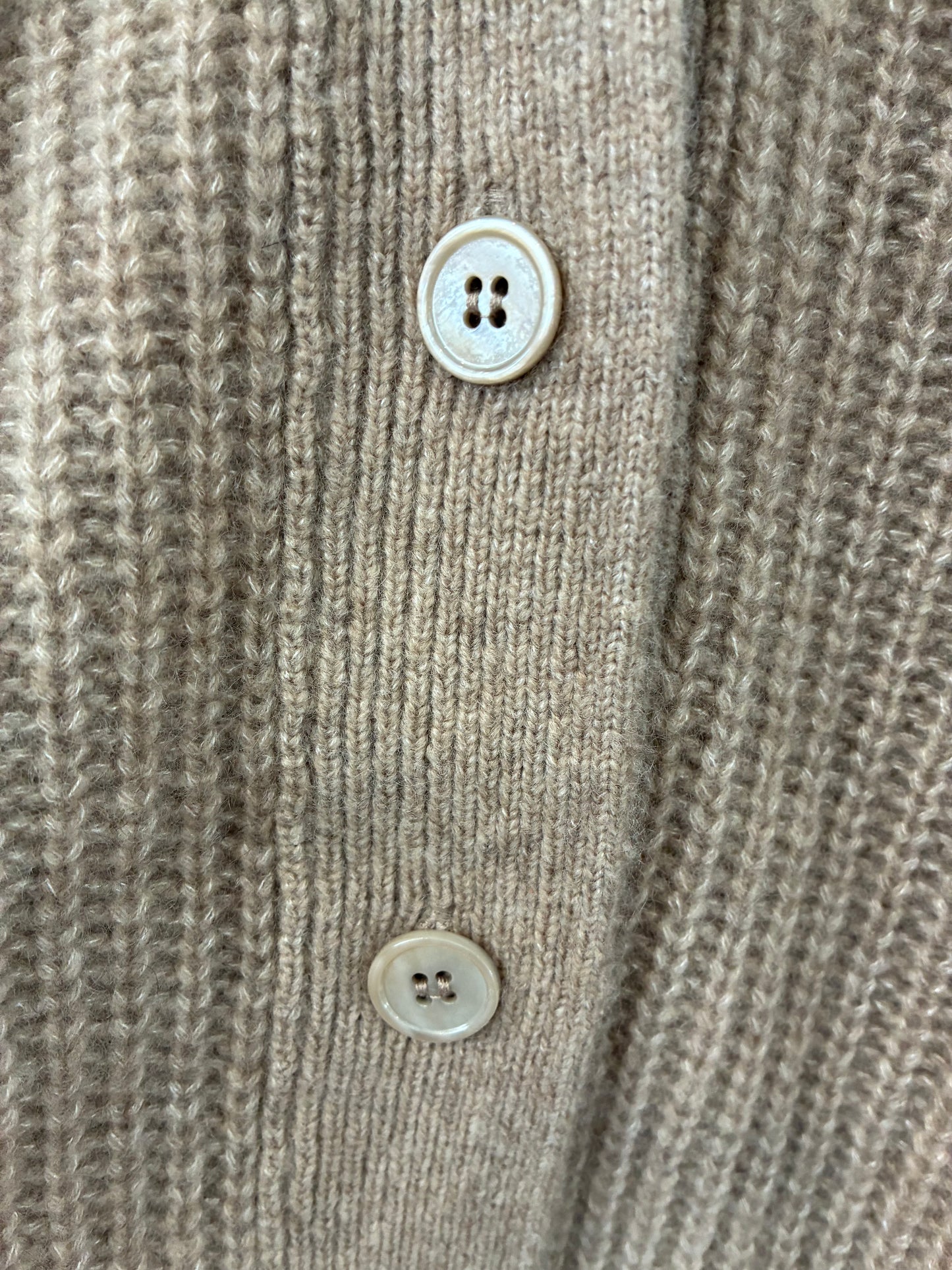 Ribbed V Neck Cardigan