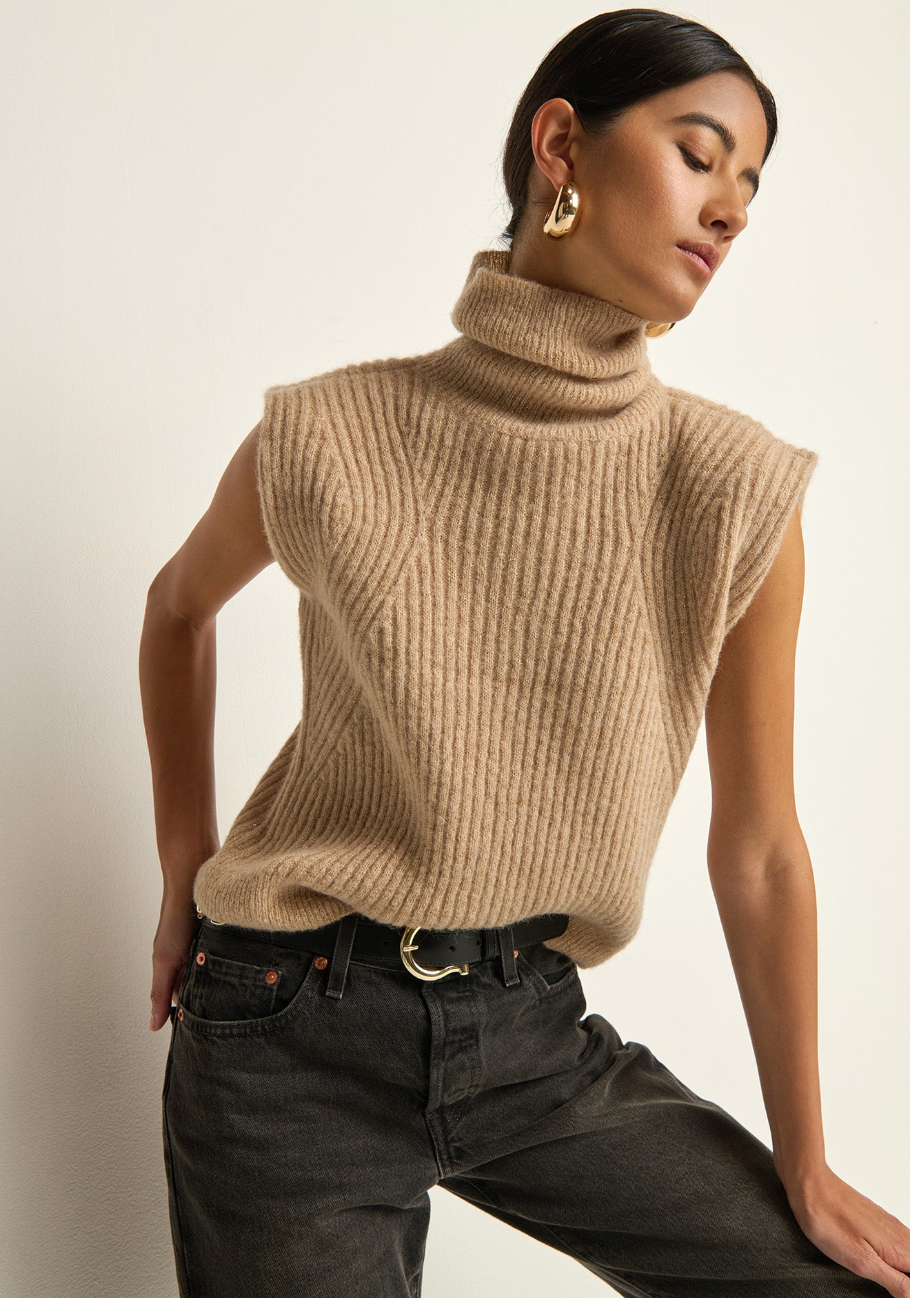 Isha Turtleneck Tank