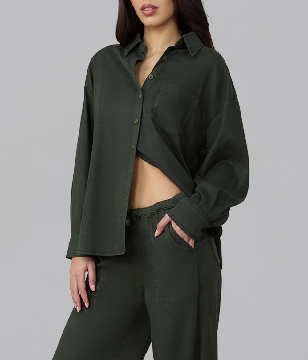 Weekend Blouse - Command Sage